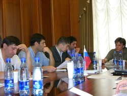 Заседание рабочей группы по подготовке I-го Форума молодых ученых республик Северного Кавказа