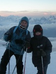 Участники восхождения Аскер и Светлана Хашировы