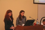 Выступают Анна Полякова и Елена Шулятьева (слева направо, Пермский государственный университет)