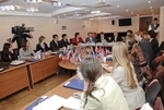 Круглый стол по вопросам развития гуманитарного сотрудничества на пространстве СНГ в рамках Школы молодых лидеров СНГ