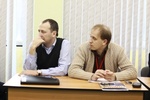Заместитель председателя Пензенского регионального отделения Сергей Геращенко и член Совета, Председатель Алтайского регионального отделения Евгений Попов (слева направо)
