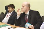 Председатель Карачаево-Черкесского регионального отделения Джамал Тебуев и член Совета, Председатель Воронежского регионального отделения Александр Андреев (слева направо)