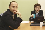 Заместитель председателя Совета Далхат Эдиев и член Совета, Председатель Мурманского регионального отделения Светлана Макарова