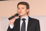 Выступает Председатель Совета Российского союза молодых ученых Александр Щеглов