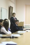 Выступает Игорь Тонкошкуров, избранный Председателем Хакасского регионального отделения Российского союза молодых ученых