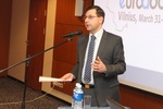 Пленарное заседание; выступает Министр образования и науки Литвы Гинтарас Степонавичюс