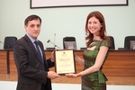 Награждение победителей Конкурса на лучшую научную работу молодых ученых вузов и научных учреждений Республики Башкортостан