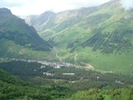 Вид с горы Чегет