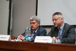 Слева направо: Глава российского представительства Германской службы академических обменов (DAAD) Грегор Бергхорн и Глава российского представительства Немецкого научно-исследовательского сообщества (DFG) Йорн Ахтерберг