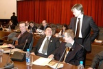 Представители Российского союза молодых ученых (слева направо): Дмитрий Иванов, Василий Рудь, Александр Щеглов и Роман Вахмистров