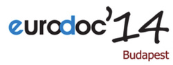 Логотип конференции Ассоциации ЕВРОДОК (EURODOC), состоявшейся в 2014 году в г. Будапешт