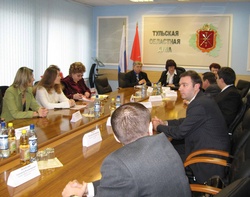 Встреча руководителей и депутатов Тульской областной Думы с представителями научной общественности