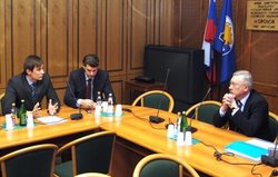 Встреча представителей Инициативной группы по созданию Молодежной общественной палаты с Первым вице-спикером Госдумы Олегом Морозовым