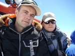 Участники восхождения Сергей Касаткин и Александр Щеглов (слева направо)
