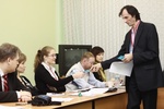 Выдача мандатов делегатам Съезда Российского союза молодых ученых
