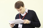 Председатель Совета Александр Щеглов во время перерыва в работе Съезда Российского союза молодых ученых