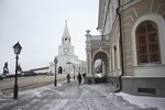 Вид на Спасскую башню Казанского Кремля