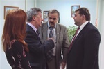 Участники заседания круглого стола, справа – Губернатор Кировской области Никита Белых