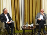 Вице-президент DAAD Макс Хубер и Вице-президент DFG Петер Функе (слева направо)