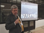 Презентация Германской службы академических обменов (DAAD), выступает Глава российского представительства DAAD Грегор Бергхорн