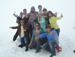 Участники Форума на горе Эльбрус (высота – 4200 метров)