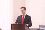 Выступает Старший вице-президент по развитию и коммерциализации Фонда "Сколково" Алексей Бельтюков